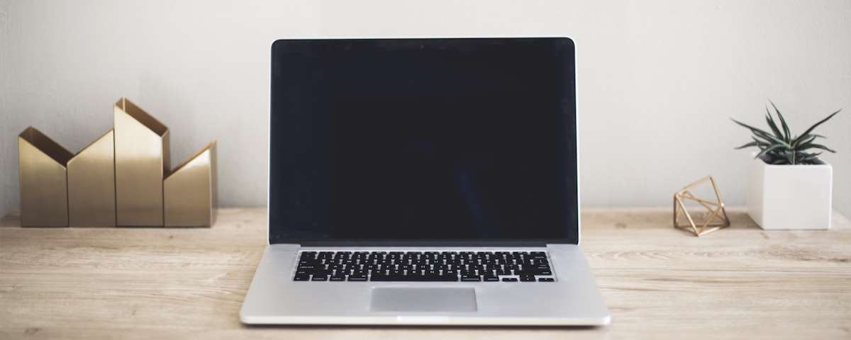 Laptop with a visible screen